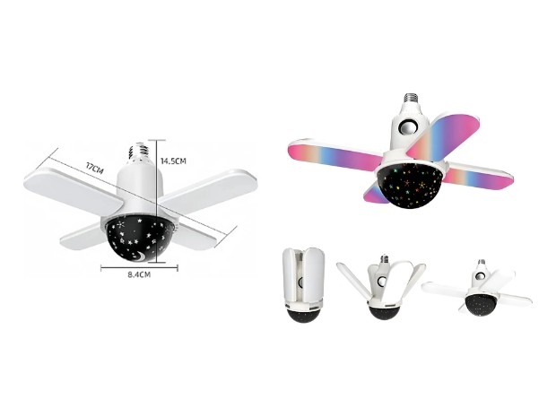 &u+ PARLANTE BLUETOOTH CON FOCO LED DE LUCES NAVIDEÃ‘AS CP-FS10